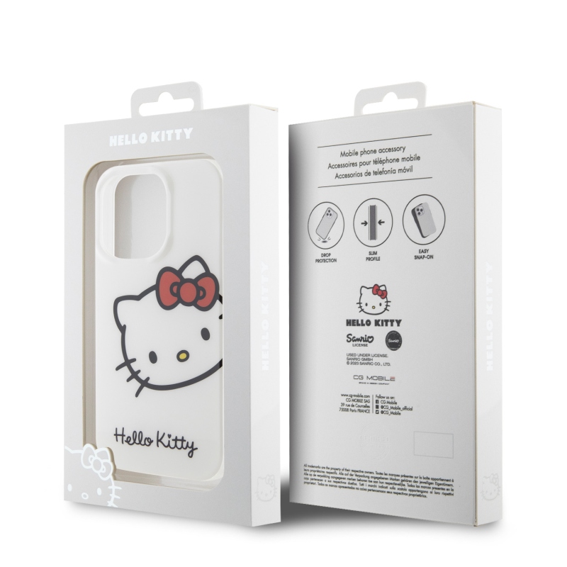 Hello Kitty IML Head logós hátlap iPhone 13 Pro fehérhez