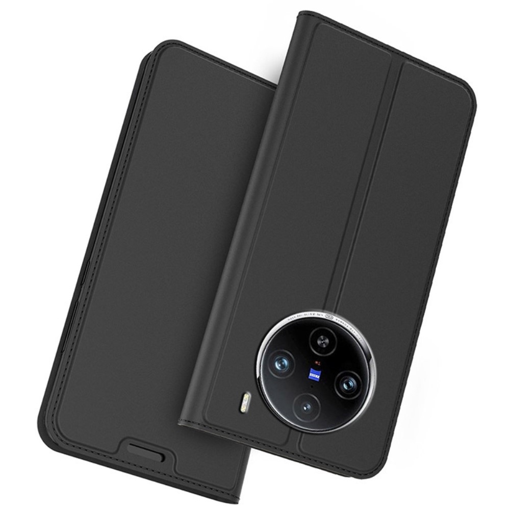 DUX könyvtáska a Vivo X100 Pro 5G készülékhez - fekete
