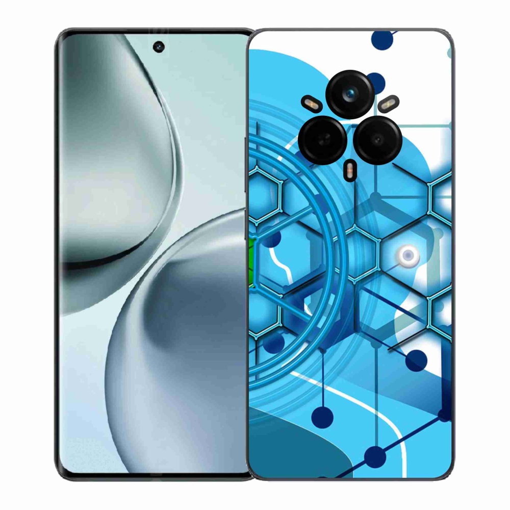 Gél borítás mmCase a Realme 14 Pro+ 5G számára - absztrakt minta 2