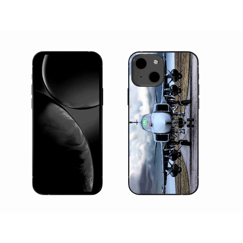 Gél borítás mmCase iPhone 13 6.1 - katonai repülőgépekhez