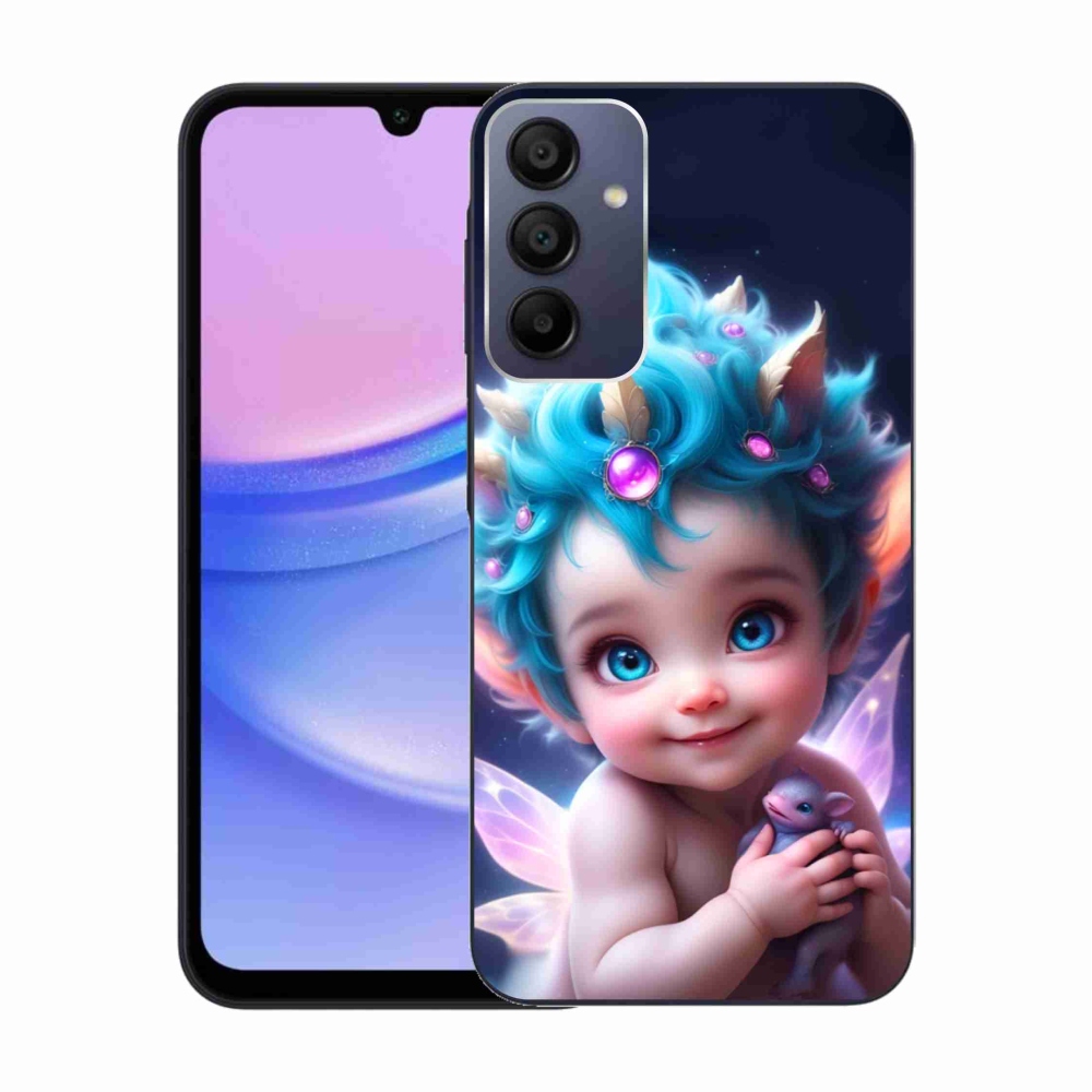 Zselés borítás mmCase Samsung Galaxy A15 4G/5G - baba pillangószárnyakkal