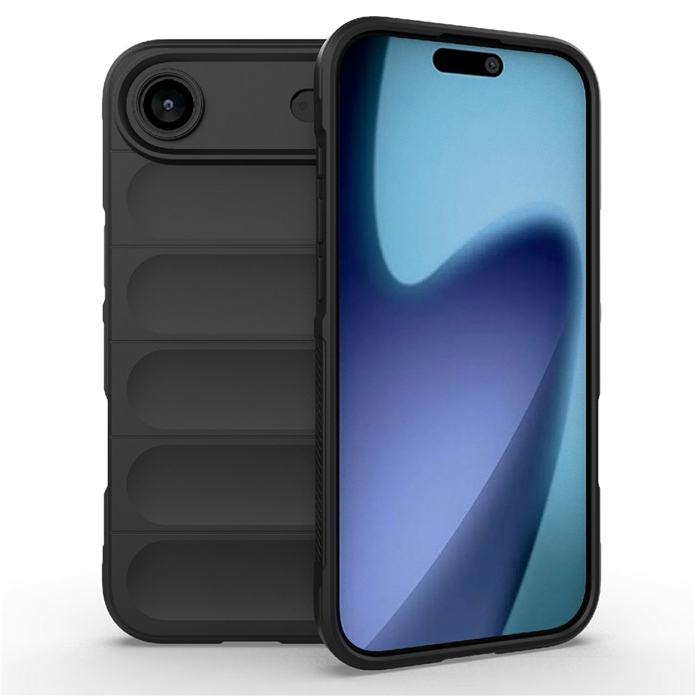 Rugg tartós zselés tok iPhone 17 Air készülékhez - fekete