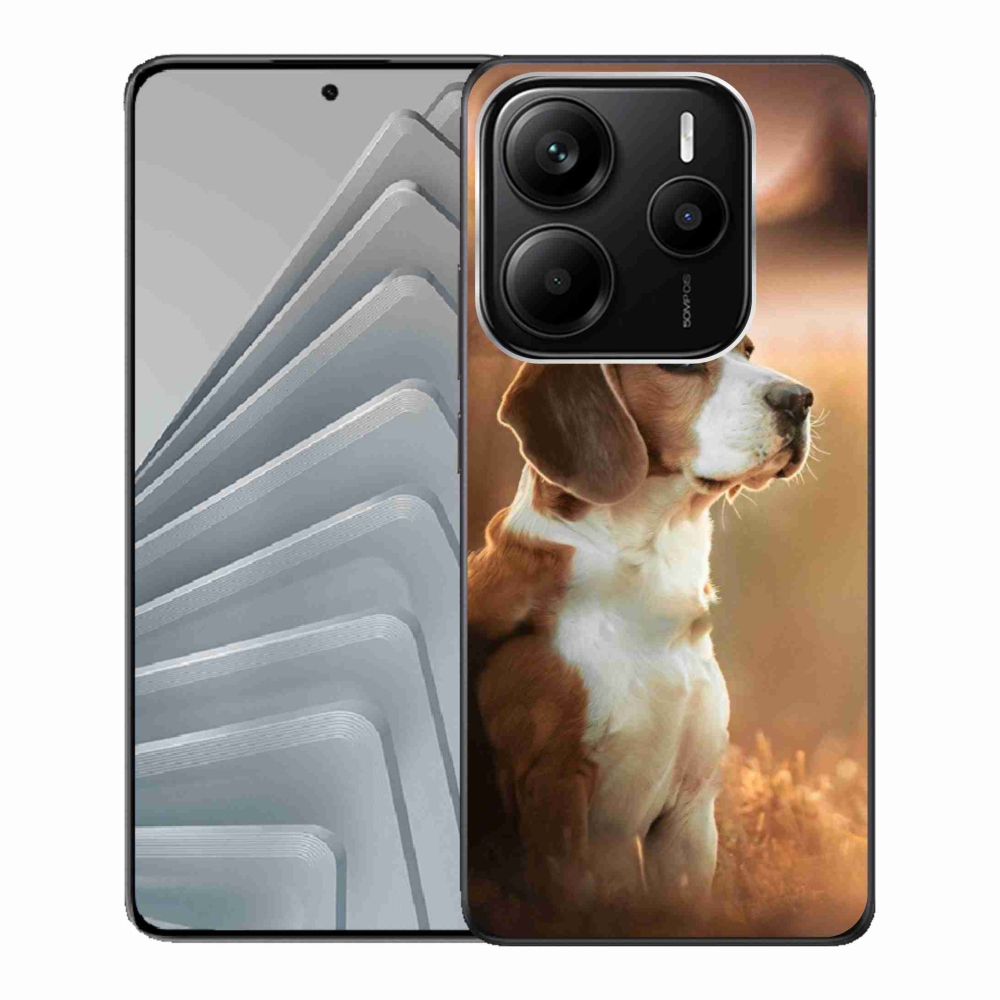 Zselés borítás mmCase a Xiaomi Redmi Note 14 5G-hez - bézs színű