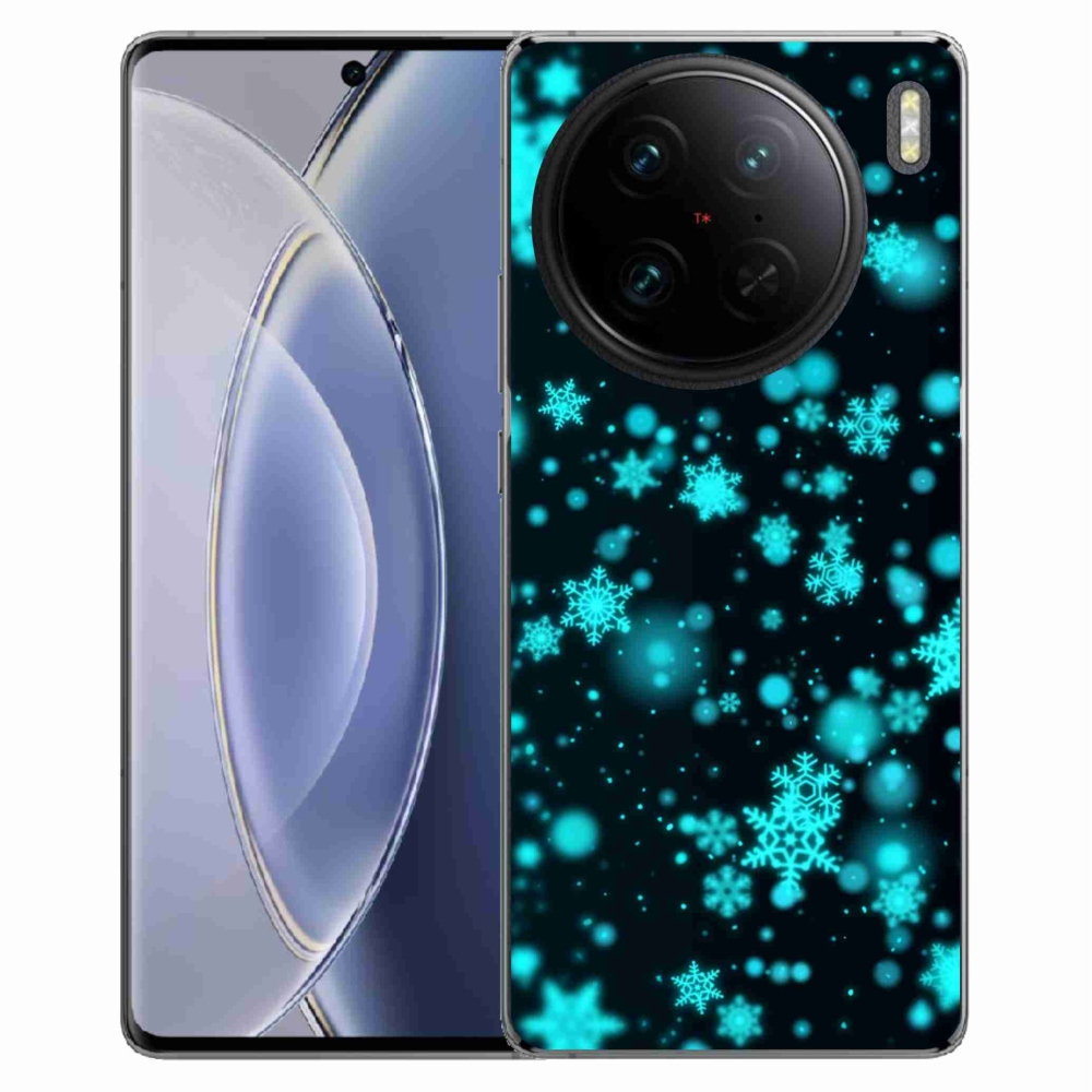 Zselés borítás mmCase a Vivo X90 Pro készülékhez - hópelyhek 1