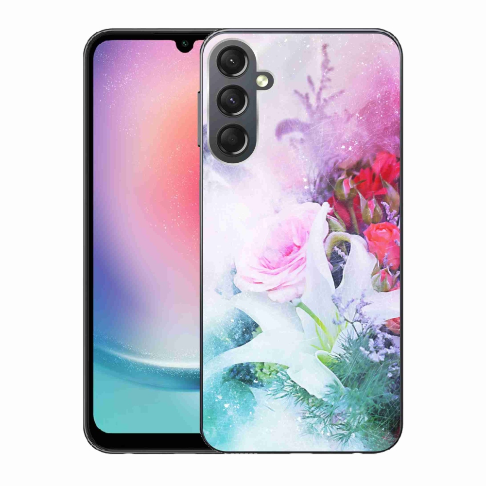 Gél borítás mmCase Samsung Galaxy A24 - virágok 4