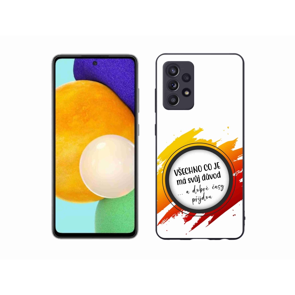 Gél borítás mmCase Samsung Galaxy A52s 5G - idézet 3 fehér háttér