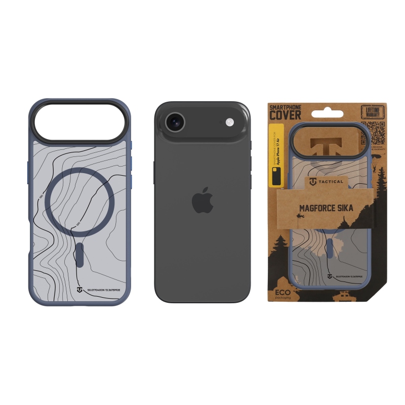 Taktikai MagForce Hyperstealth Sika borító iPhone Air készülékhez Mélykék