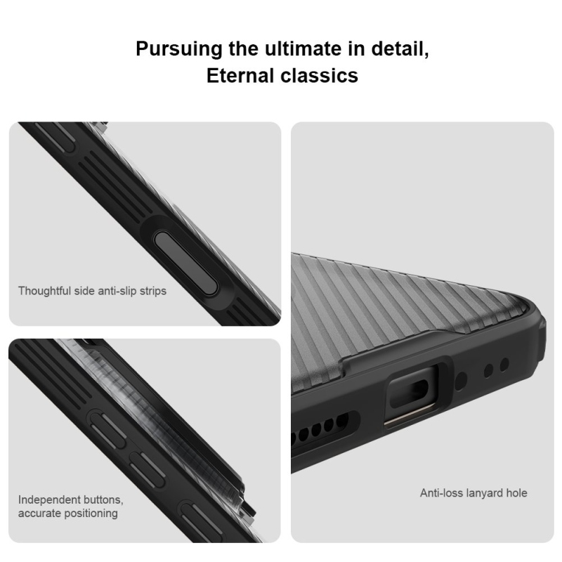 Nillkin CamShield Prop mágneses hátlap Honor Magic 8 Pro készülékhez, fekete