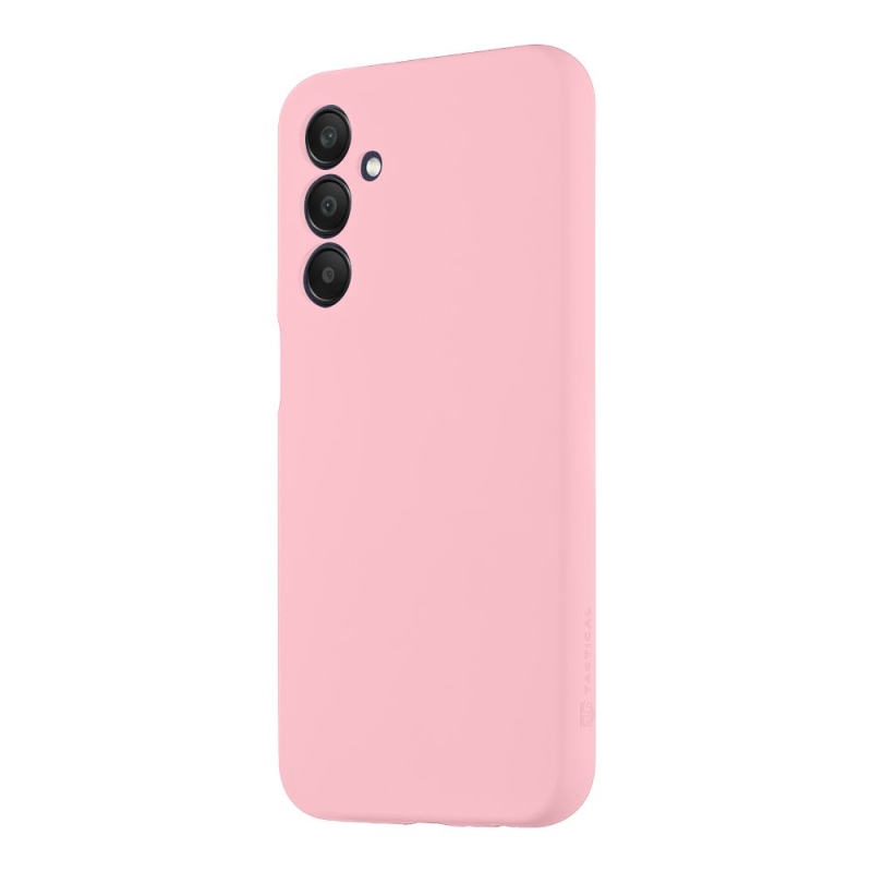 Taktikai bársony Smoothie borító Samsung Galaxy A25 5G rózsaszín párduchoz