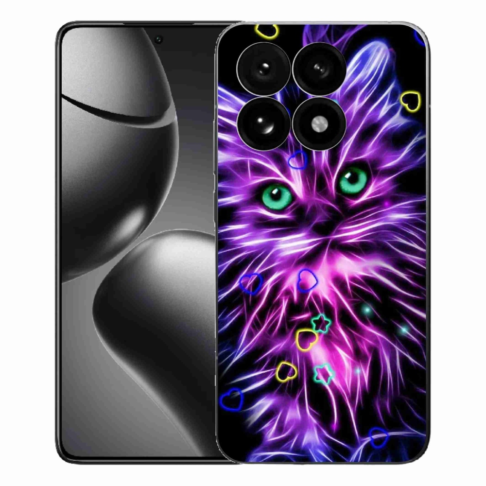 Gél borítás mmCase a Xiaomi 15T-hez - absztrakt macska