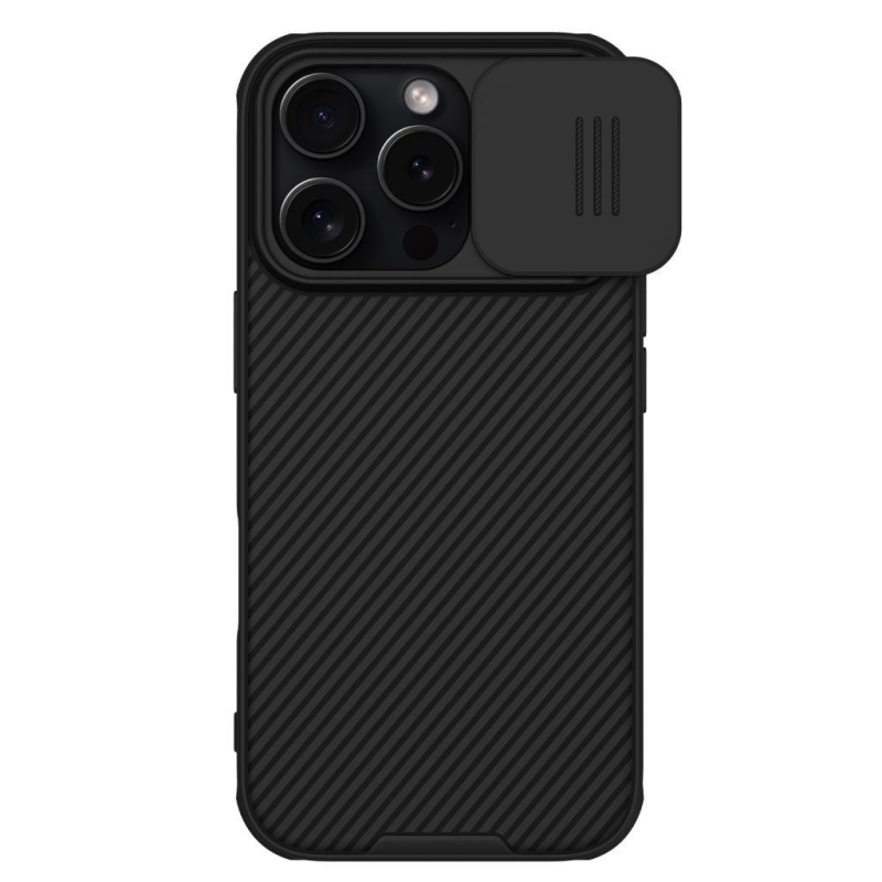 Nillkin CamShield PRO mágneses hátlap Apple iPhone 16 Pro készülékhez Fekete