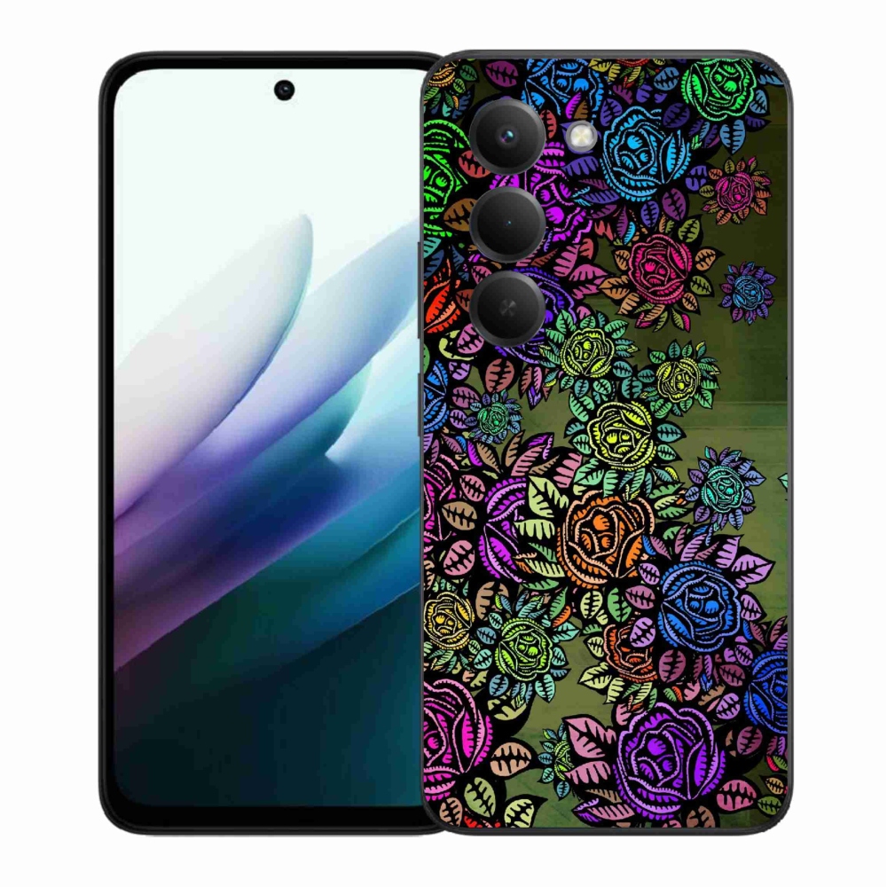 Gél borítás mmCase a Xiaomi Redmi 15 4G/5G (171mm) - virágok 6