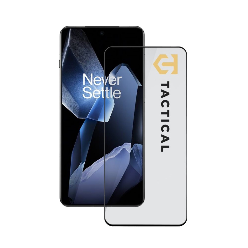 Taktikai üvegpajzs 5D üveg a OnePlus 13-hoz Fekete