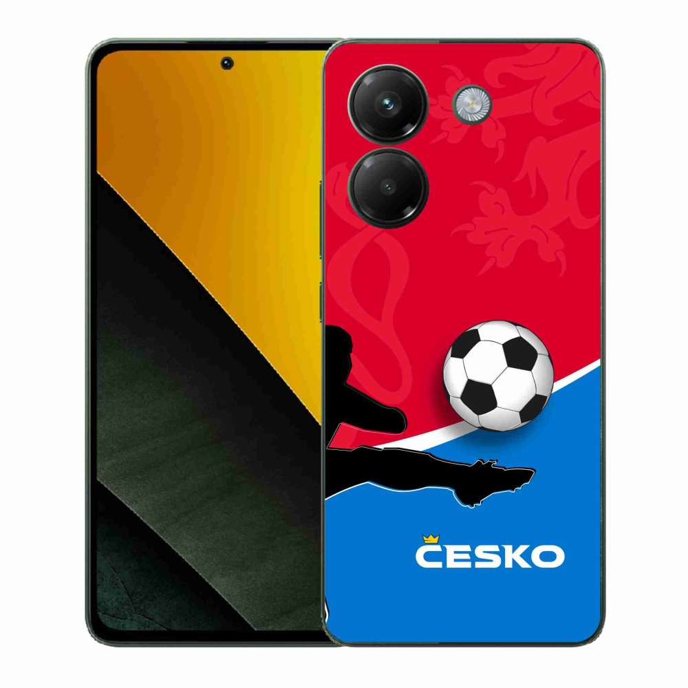 Gél borítás mmCase a Xiaomi Poco M7 Pro 5G - futball Csehország 2