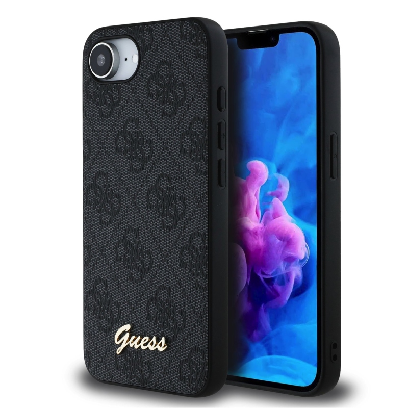 Guess 4G hátlap iPhone 16e készülékhez Szürke