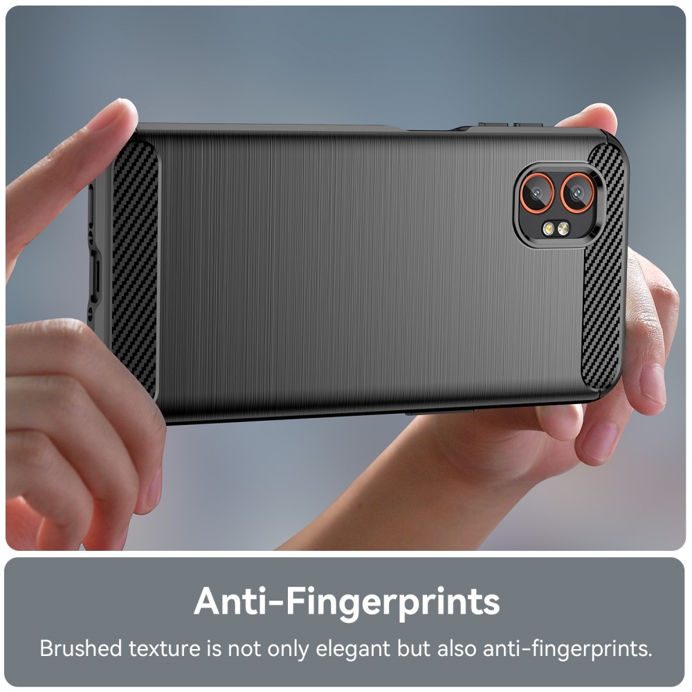 Szénálló zselés tok Samsung Galaxy Xcover 7 Pro készülékhez - fekete