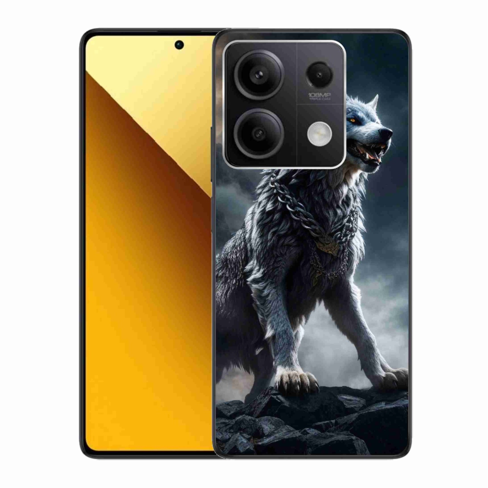 Gél borítás mmCase a Xiaomi Redmi Note 13 5G-hez - farkas 1