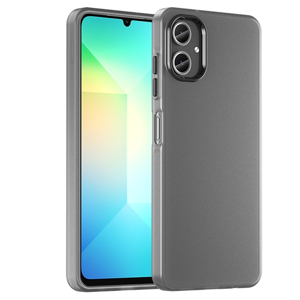 Candys matt zselés tok Samsung Galaxy A06 4G készülékhez - fekete