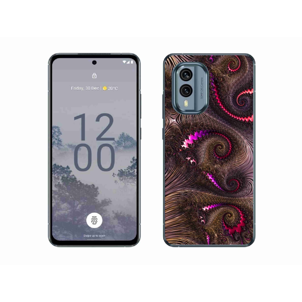 Zselés borítás mmCase a Nokia X30 5G készülékhez - absztrakt motívum 24