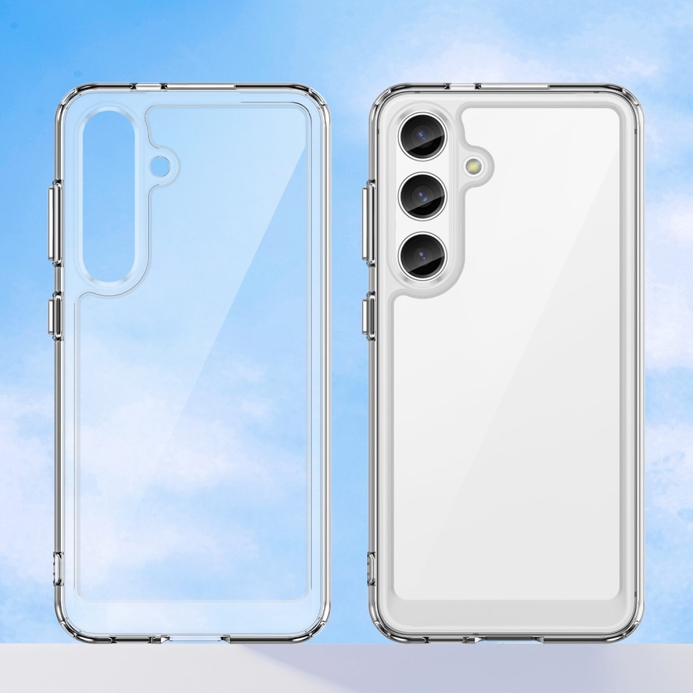 Gél tok fix hátlappal Samsung Galaxy S24+/S25+ készülékhez - átlátszó
