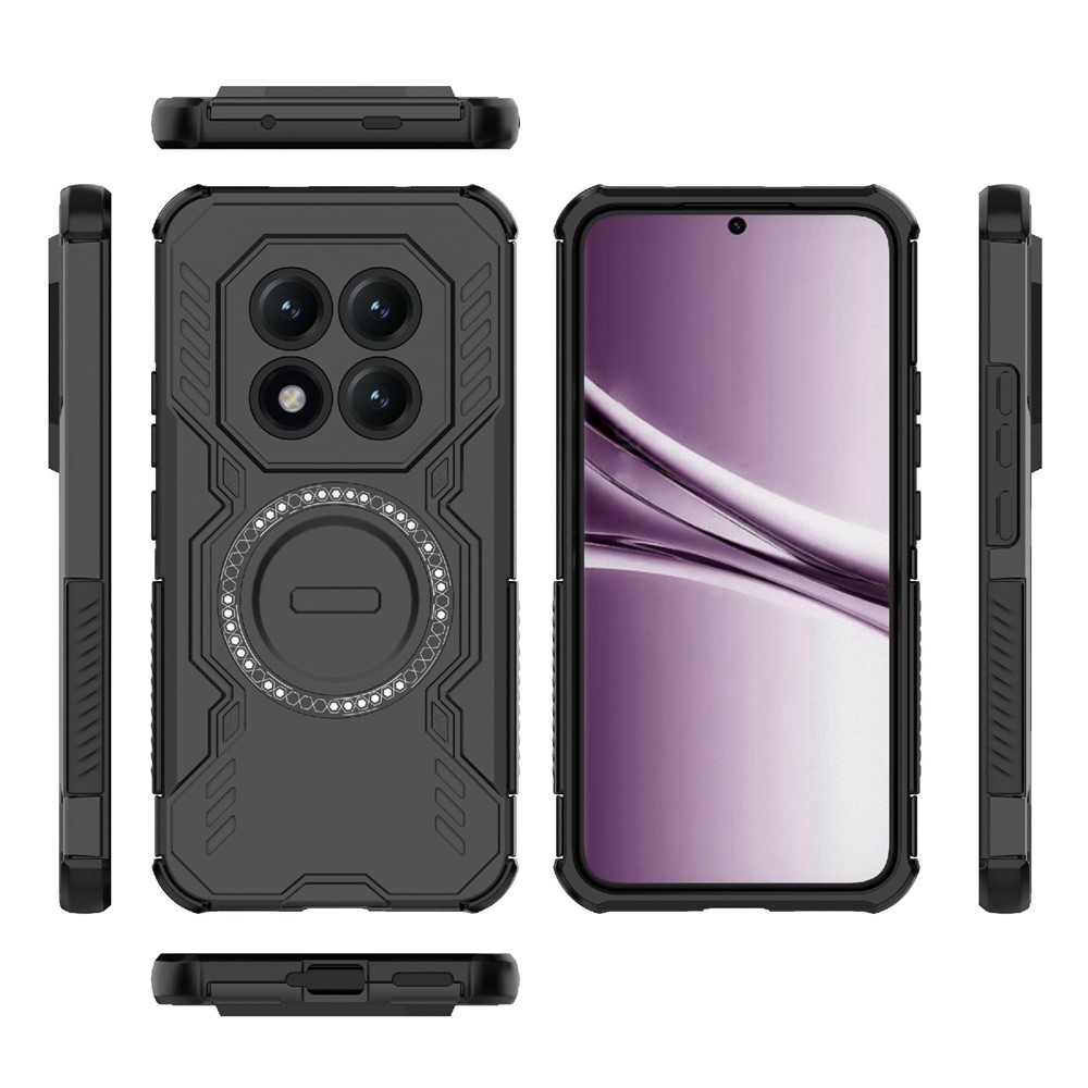 Üreges, tartós borítás MagSafe-vel a Xiaomi Redmi Note 15 Pro+ 5G-re - fekete