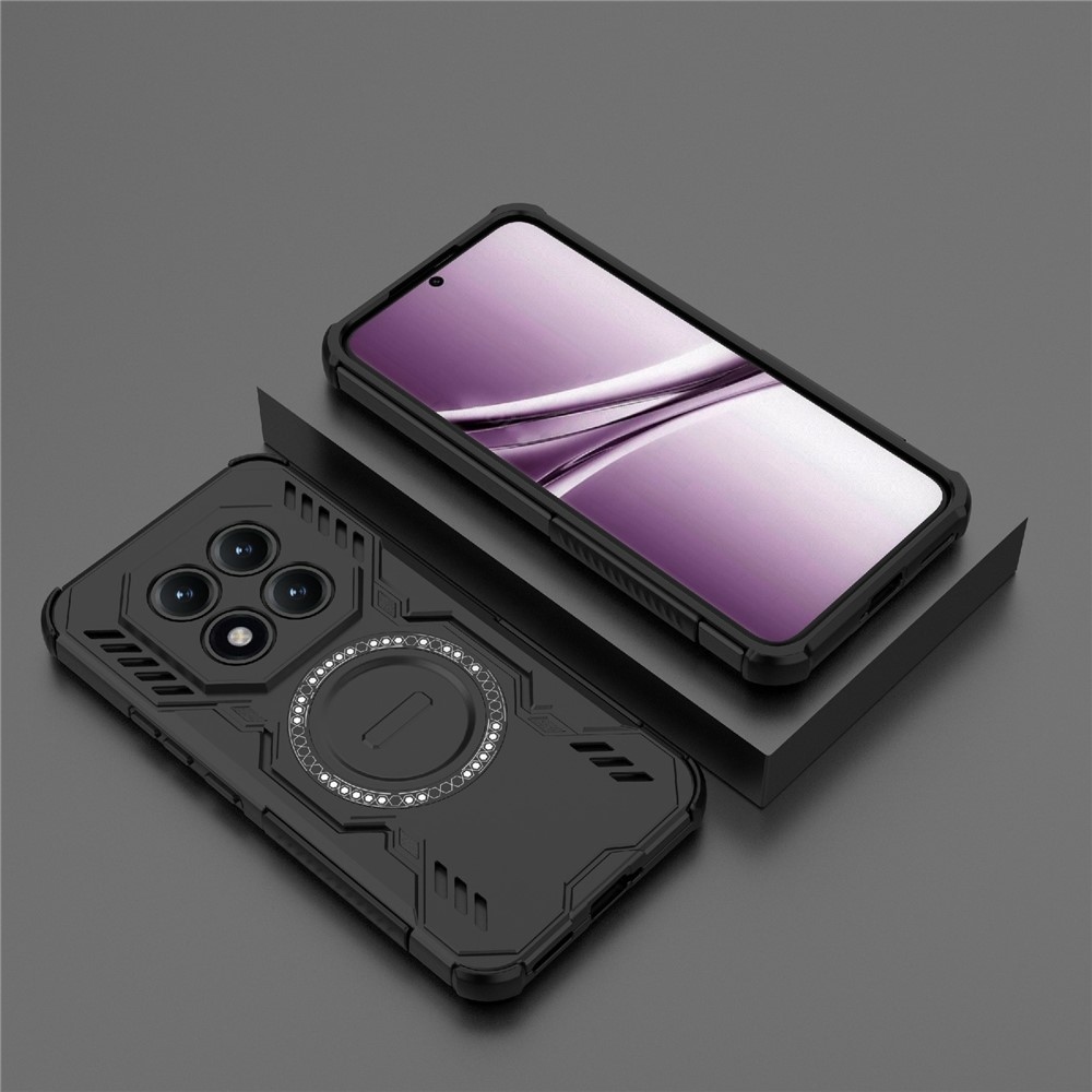 Üreges, tartós borítás MagSafe-vel a Xiaomi Redmi Note 15 Pro+ 5G-re - fekete