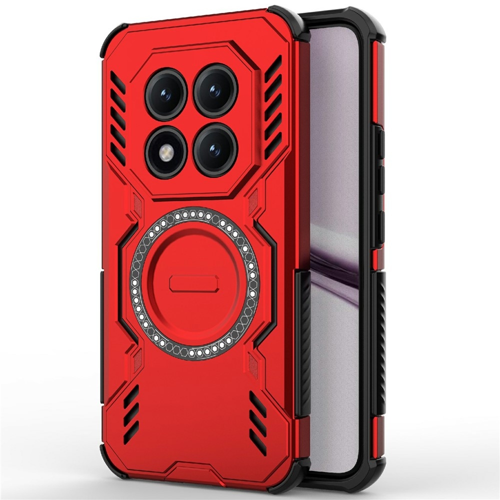 Üreges, tartós burkolat MagSafe-vel Xiaomi Redmi Note 15 Pro+ 5G - piros