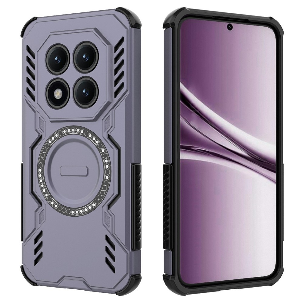 Üreges, tartós borítás MagSafe-vel a Xiaomi Redmi Note 15 Pro+ 5G-re - lila