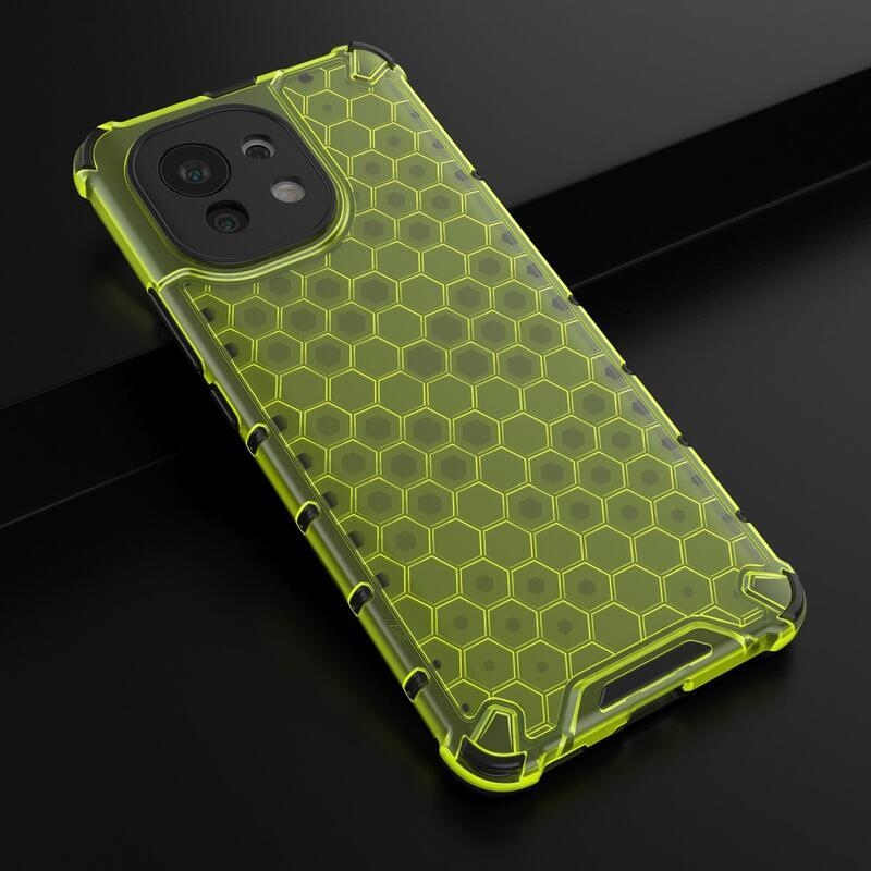 Méz tartós hibrid borítás a Xiaomi Mi 11-hez - zöld