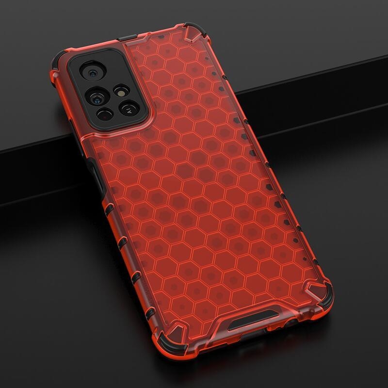 Méz tartós hibrid borítás Xiaomi Poco M4 Pro 5G/Redmi Note 11S 5G - piros
