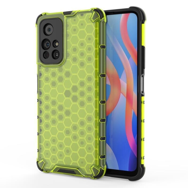 Méz tartós hibrid borítás Xiaomi Poco M4 Pro 5G/Redmi Note 11S 5G - zöld