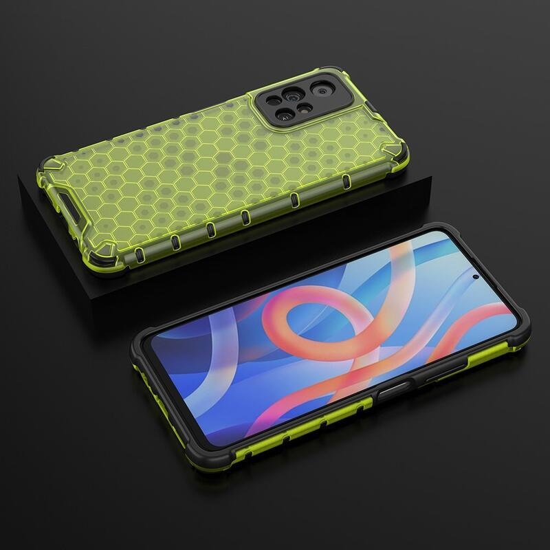 Méz tartós hibrid borítás Xiaomi Poco M4 Pro 5G/Redmi Note 11S 5G - zöld