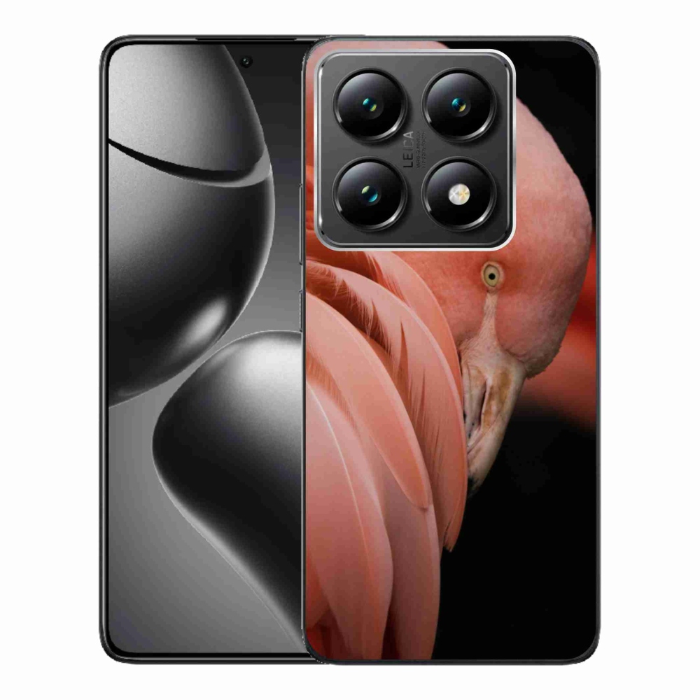Gél borítás mmCase a Xiaomi 14T Pro számára - flamingó 3