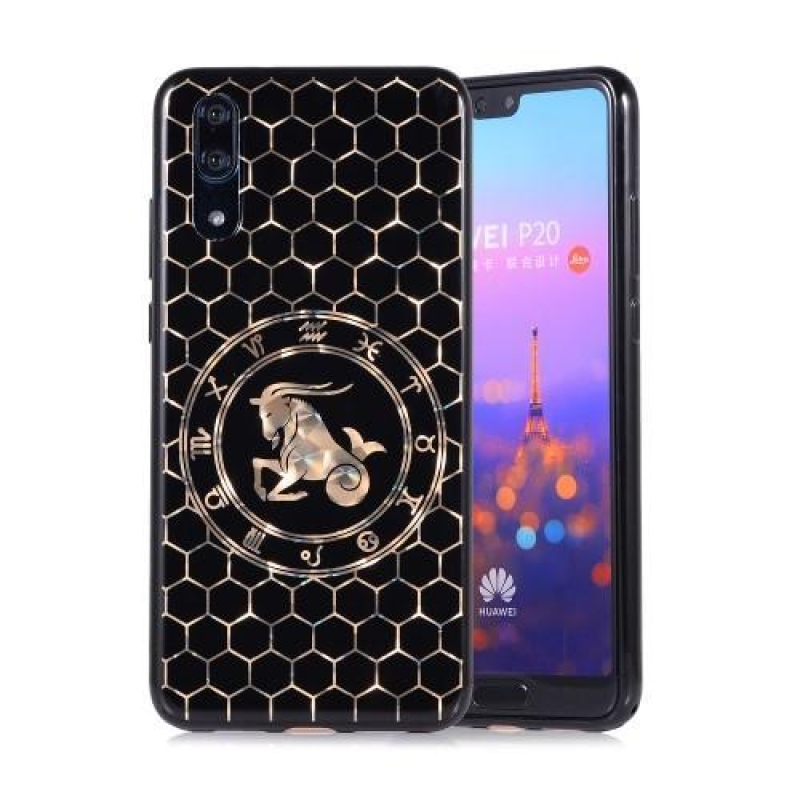 Horoszkóp szilikon borítás a Huawei P20 mobilhoz - Bak
