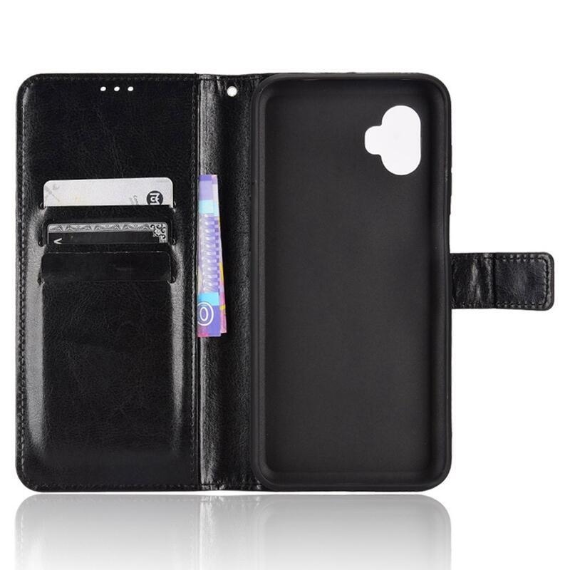 Őrült könyv tok Samsung Galaxy Xcover 6 Pro készülékhez - fekete