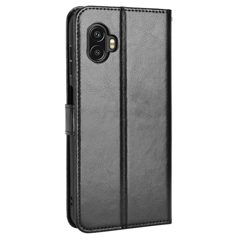 Őrült könyv tok Samsung Galaxy Xcover 6 Pro készülékhez - fekete