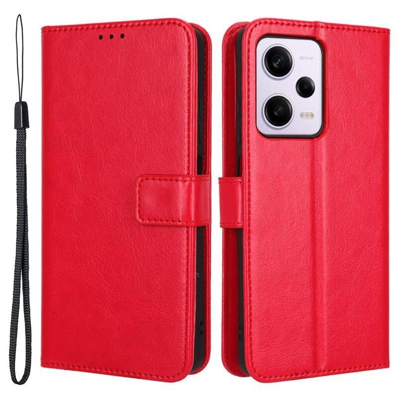 Lókönyv tok a Xiaomi Redmi Note 12 Pro 5G/Poco X5 Pro 5G számára - piros