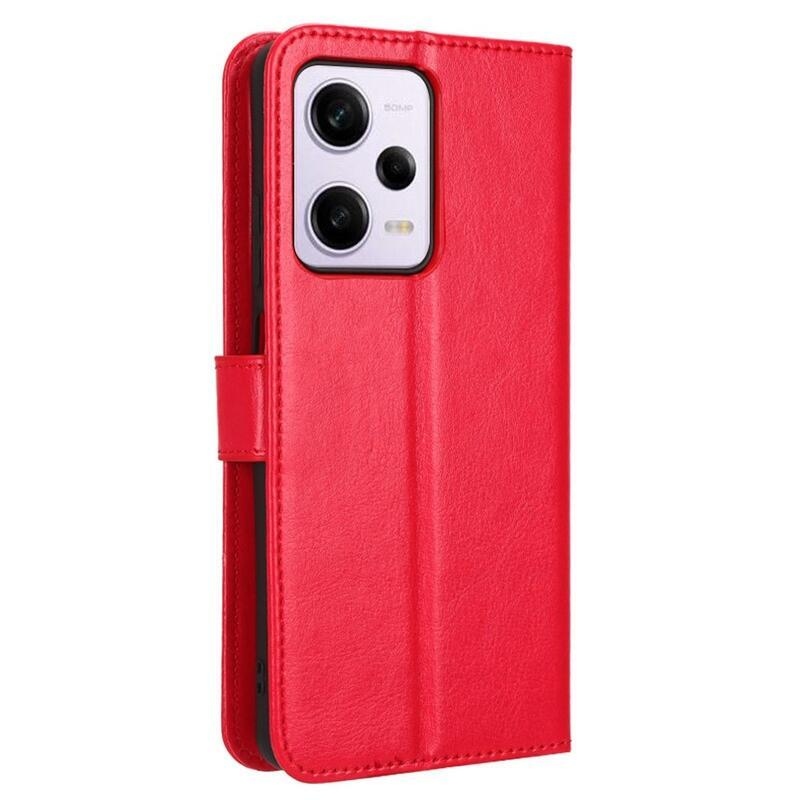 Lókönyv tok a Xiaomi Redmi Note 12 Pro 5G/Poco X5 Pro 5G számára - piros
