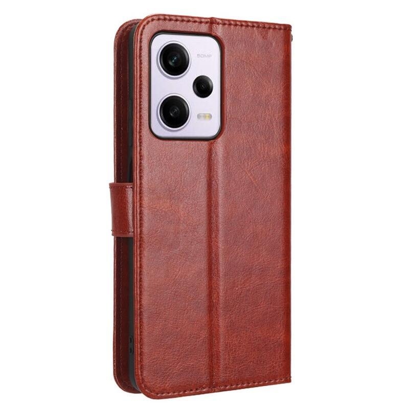 Lókönyv tok Xiaomi Redmi Note 12 Pro 5G/Poco X5 Pro 5G - barna színben
