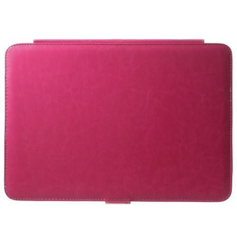 Ló PU bőr könyvtáska MacBook Air 13.3 - rózsaszín - rózsa