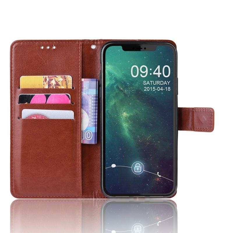 Ló PU bőr pénztárca tok iPhone 12 Pro Max 6,7