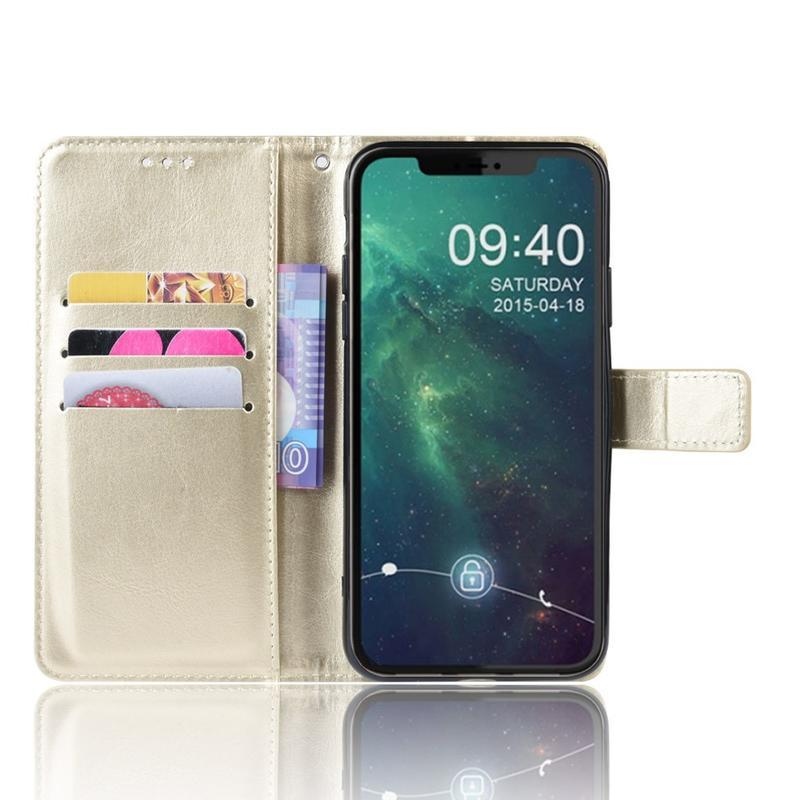Ló PU bőr pénztárca tok iPhone 12 Pro Max 6,7
