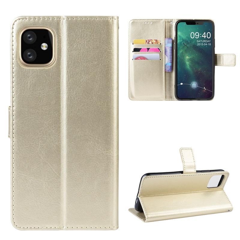 Ló PU bőr pénztárca tok iPhone 12 Pro Max 6,7