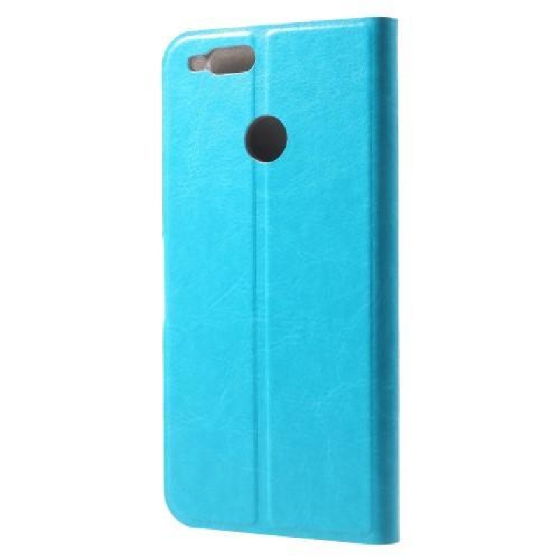 Ló PU bőr tok a Honor 7X-hez - kék