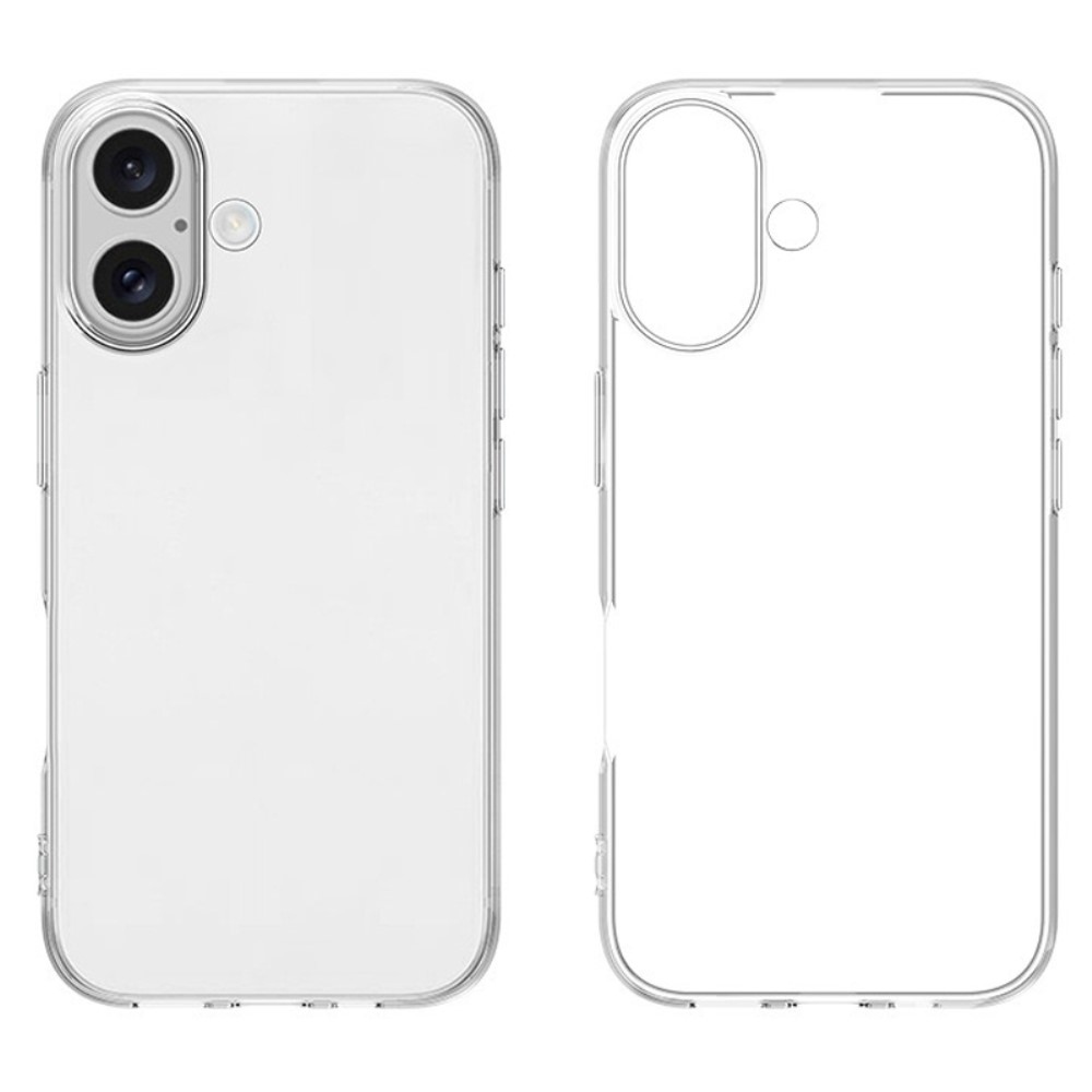 Átlátszó zselés tok iPhone 16 Plus készülékhez - átlátszó