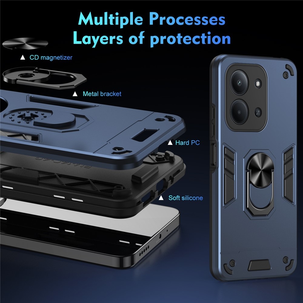 Defend tartós borító Xiaomi Redmi 15C 4G (171mm)/Poco C85 4G (171mm) - kék