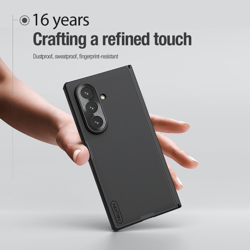 Nillkin Super Frosted FOLD hátlap a Samsung Galaxy Z Fold 7-hez Fekete