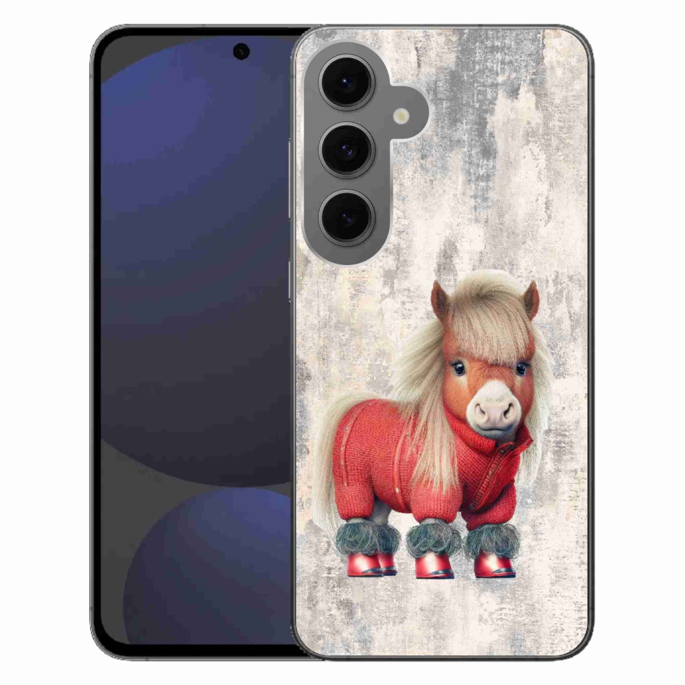 Zselés borítás mmCase Samsung Galaxy S24 FE - póni pulóverben