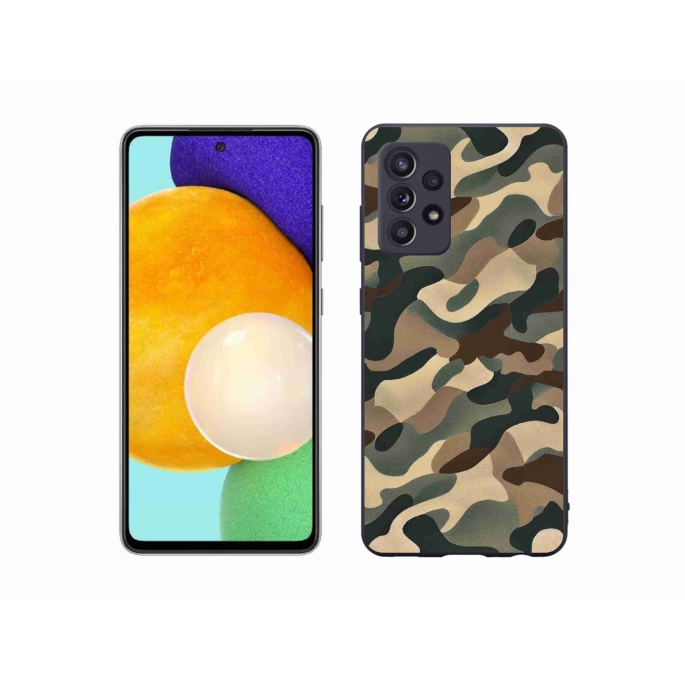 Zselés borítás mmCase Samsung Galaxy A52s 5G - terepszínű minta 11