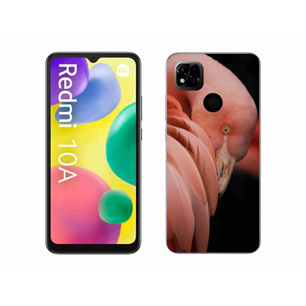 Gél borítás mmCase a Xiaomi Redmi 10A számára - flamingó 3